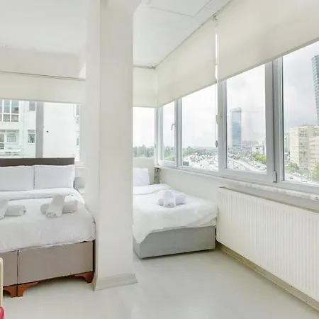 아파트 Central With Amazing City View Near Cevahir Mall In Sisli *